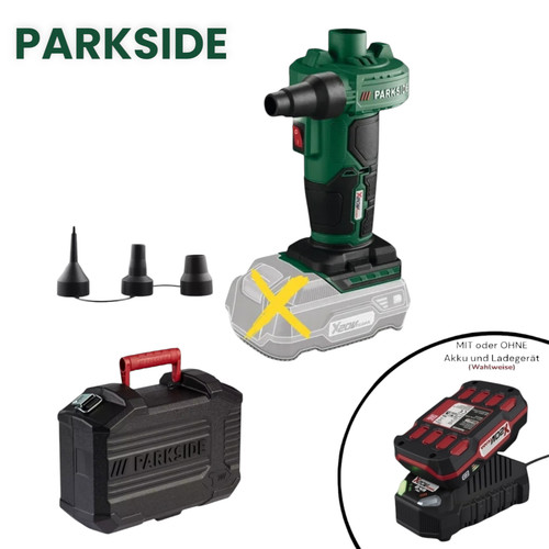 Parkside 20v akku luftpumpe - akku-,